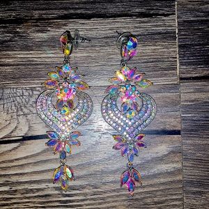 Iridescent earrings